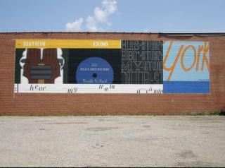 "Hear My Train A Comin" Mural by Artist Tierney Malone | Downtown York 