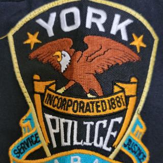 Photo of York Police Department badge