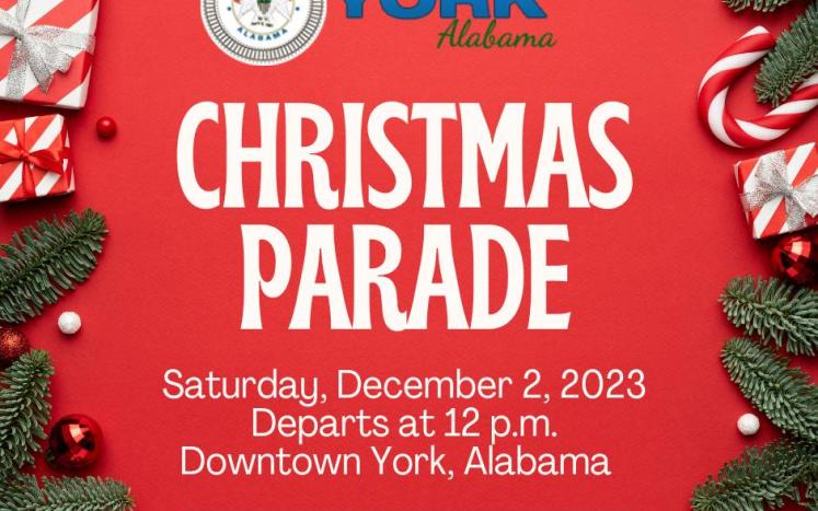 York Christmas Parade Flyer