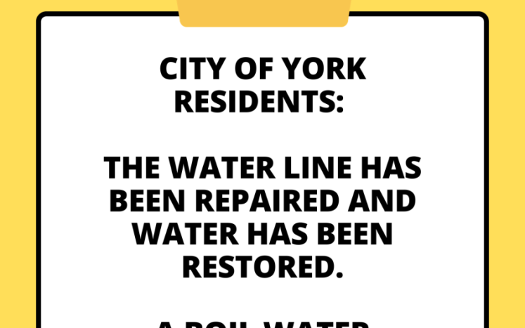 Water Repair Update